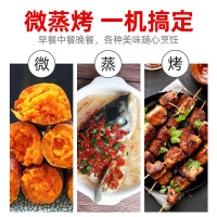 格兰仕(Galanz) 微波炉 光波炉 家用光波烧烤 700W20L 平板加热 五档火力经典侧拉门DG(B0)