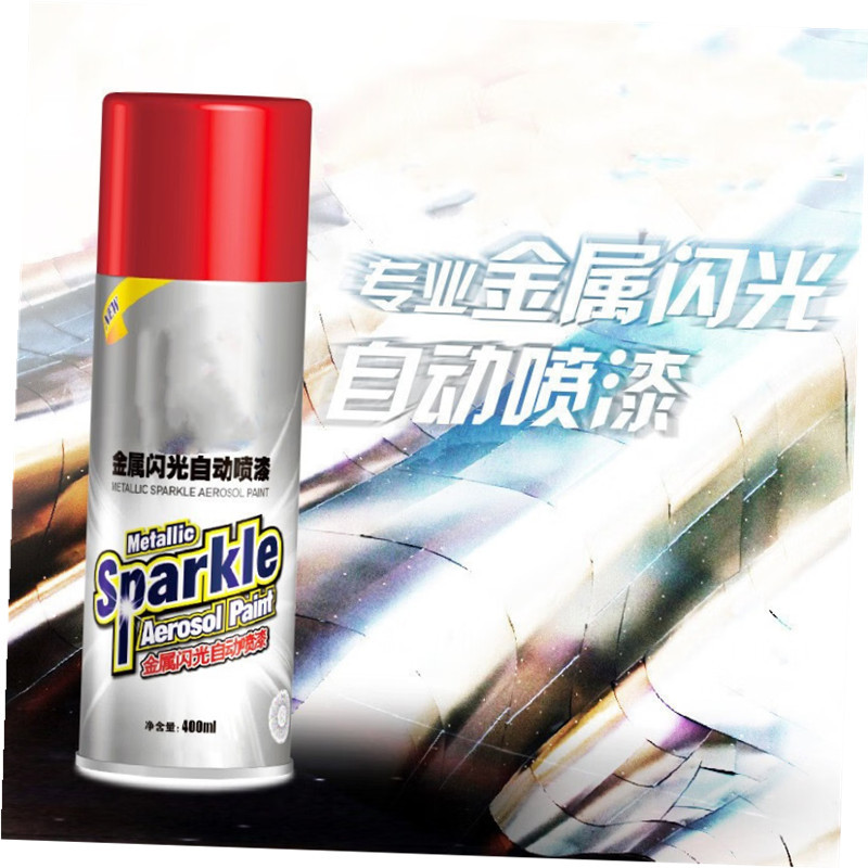 金属闪光自动喷漆 400ml*12支 金色