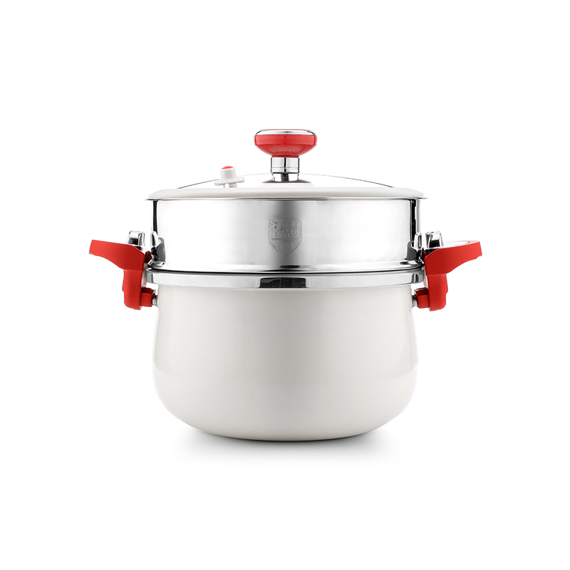 康宁Pyrex珐琅陶晶微压双层汤蒸锅 26cm PX-SCZG-YZT/HP*