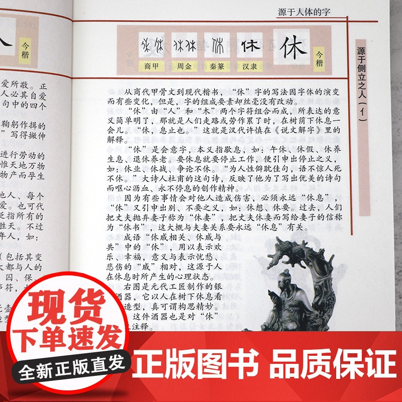 字海探源 汉字起源演变中国汉字文字学古文字趣谈图说字细说汉字图说字源中国说文解字汉字的故事咬文嚼字书籍高清大图