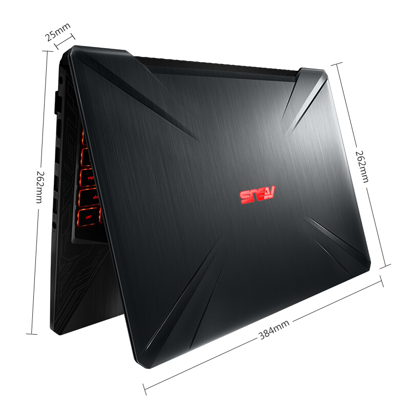 华硕(ASUS)飞行堡垒五代FX80GM 15.6英寸游戏本笔记本电脑(i7-8750H 16GB 256GB GTX1060-6G独显 120Hz屏 星途)