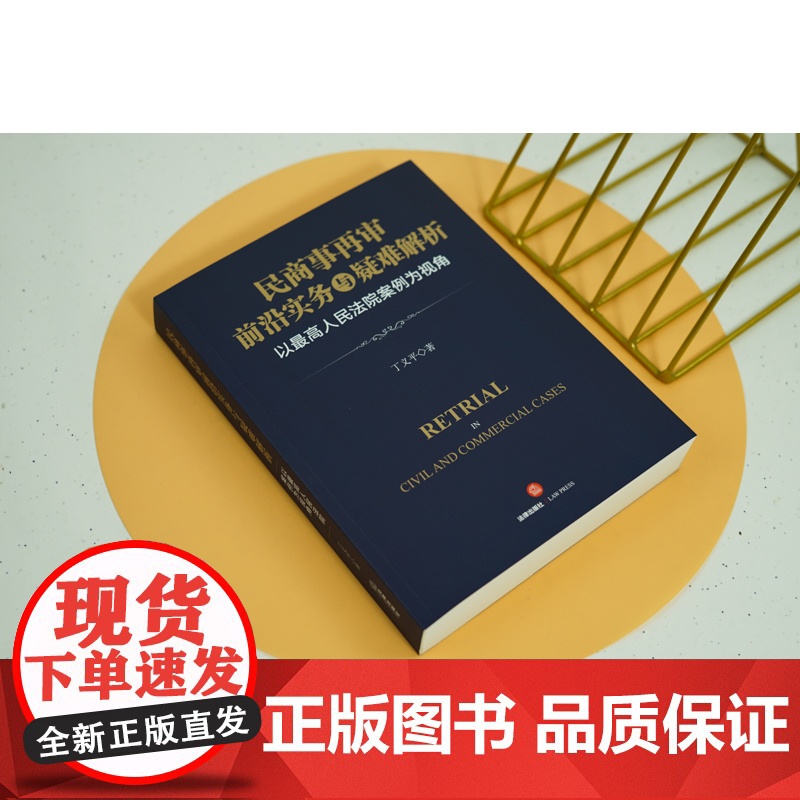 2023新书民商事再审前沿实务与疑难解析:以最高人民法院案例为视角 丁义平著 法律出版社高清大图