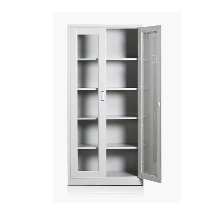 鸿业盛大简约现代通玻文件柜850L*390W*1800H环保喷塑储物柜加厚高清大图