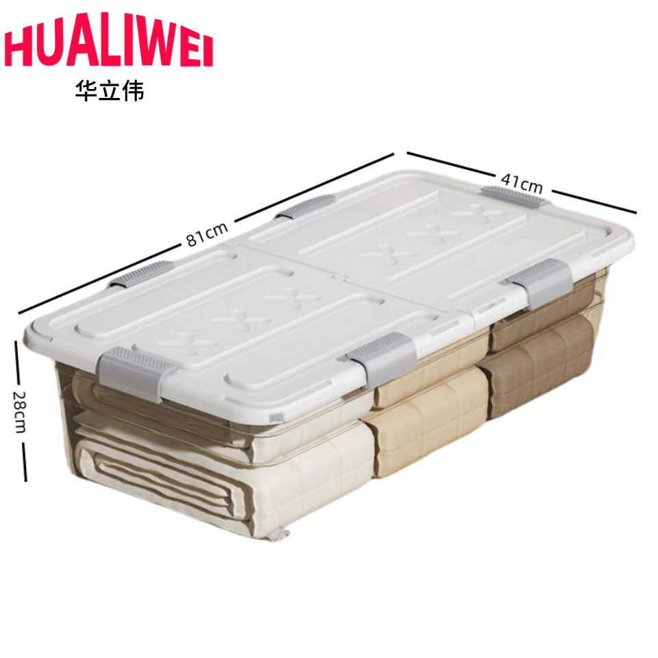 扣盖式收纳箱高清大图