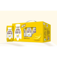 伊利味可滋香蕉/巧克力/草莓/咖啡牛奶240ml*12盒/箱 11月咖啡口味
