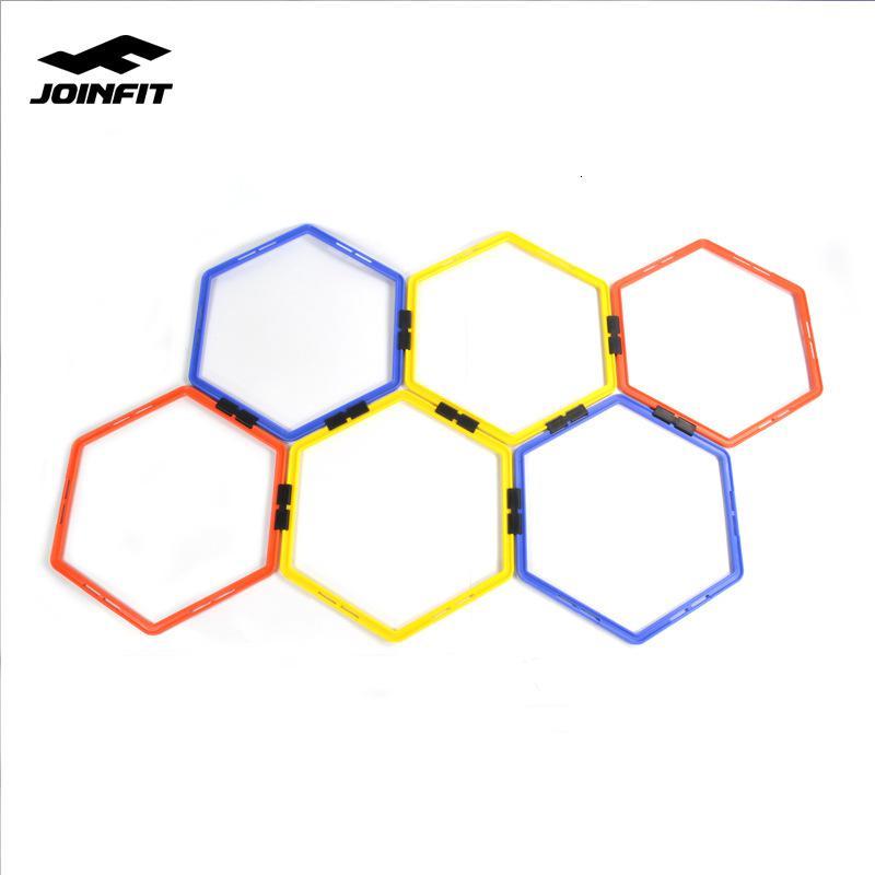 joinfit 敏捷圈 篮球足球训练器材装备 障碍物JOINFIT捷英飞六边形敏捷圈一套12只装圆形敏捷圈60