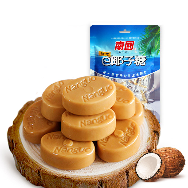 海南特产南国椰子糖200g袋椰香硬糖休闲零食参数