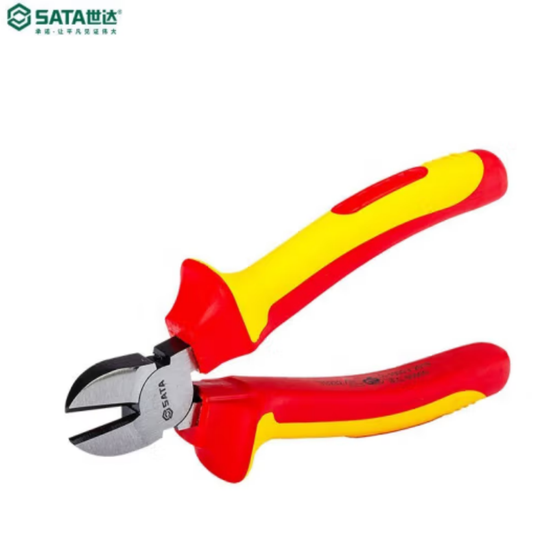 世达(SATA)VDE绝缘耐压斜嘴钳6“ 70232