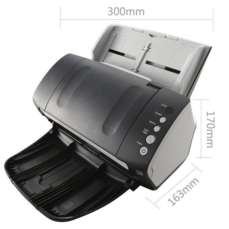 富士通(FUJITSU)fi-7140CW 馈纸式扫描仪财务版专用A4高清高速自动双面发票扫描