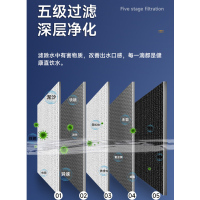 希力XL-T90商用净水器立式直饮机不锈钢开水器一键排空紫外线杀菌