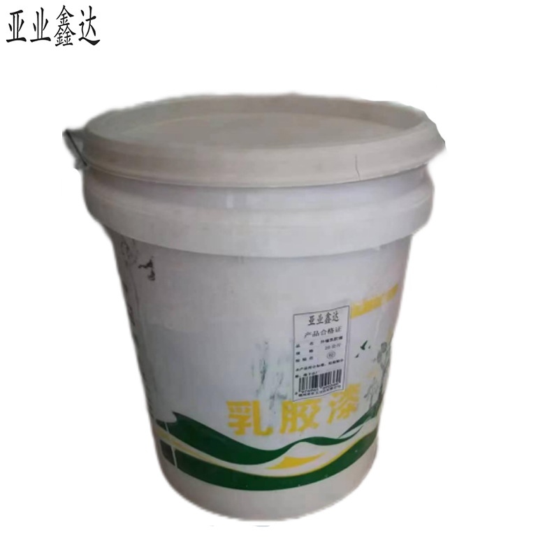 亚业鑫达 外墙乳胶漆防晒耐候面漆辅料25公斤 黄色/桶高清大图