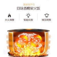 美的(Midea)电饭煲 3L/3升 智能家用预约迷你小饭煲 合金内胆金属机身电饭锅,适合2-4人FS3073