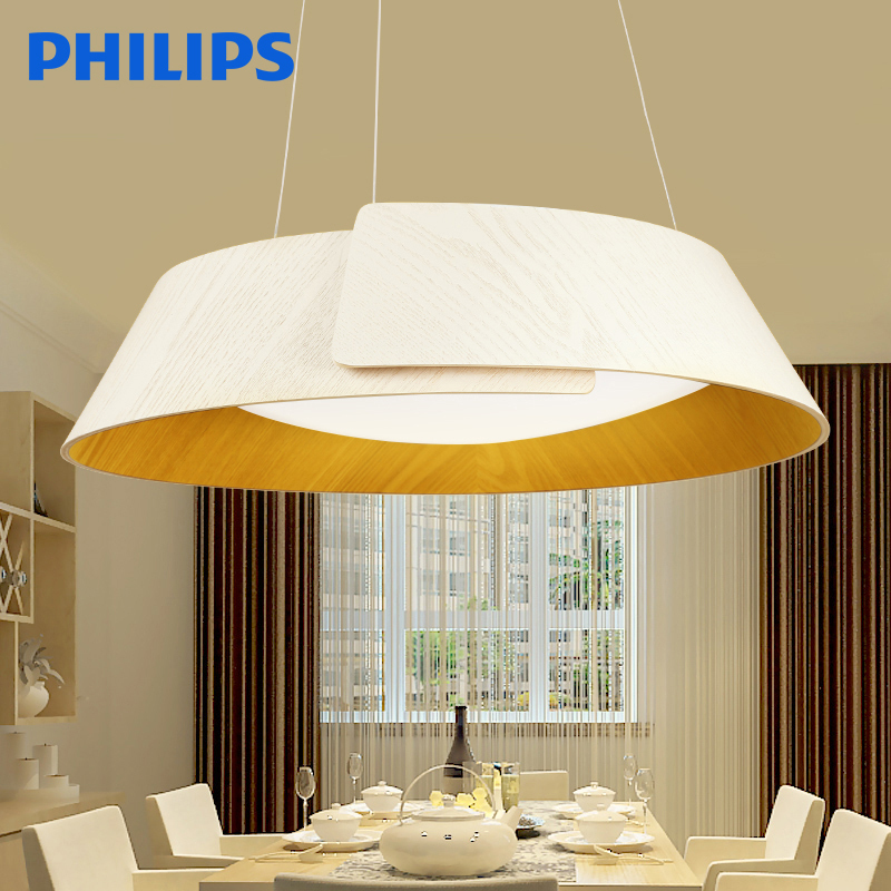 飞利浦(PHILIPS)led吸顶灯 现代中式圆形卧室灯客厅灯 天然木质灯饰灯具餐吊灯 Philips吸顶灯逸合