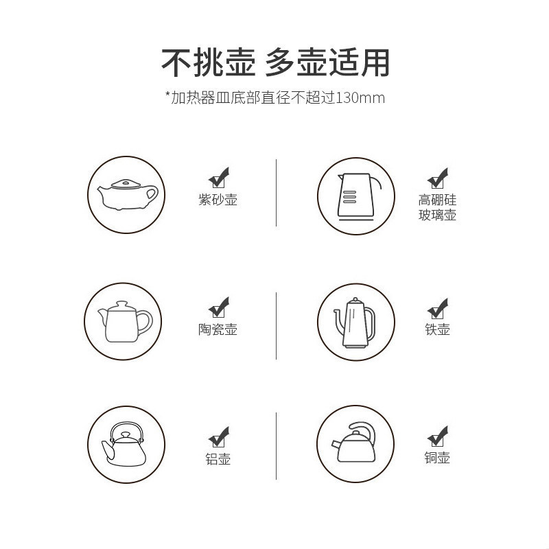 Bialetti比乐蒂电炉全新升级炆火电陶炉家用小型煮咖啡煮茶器具