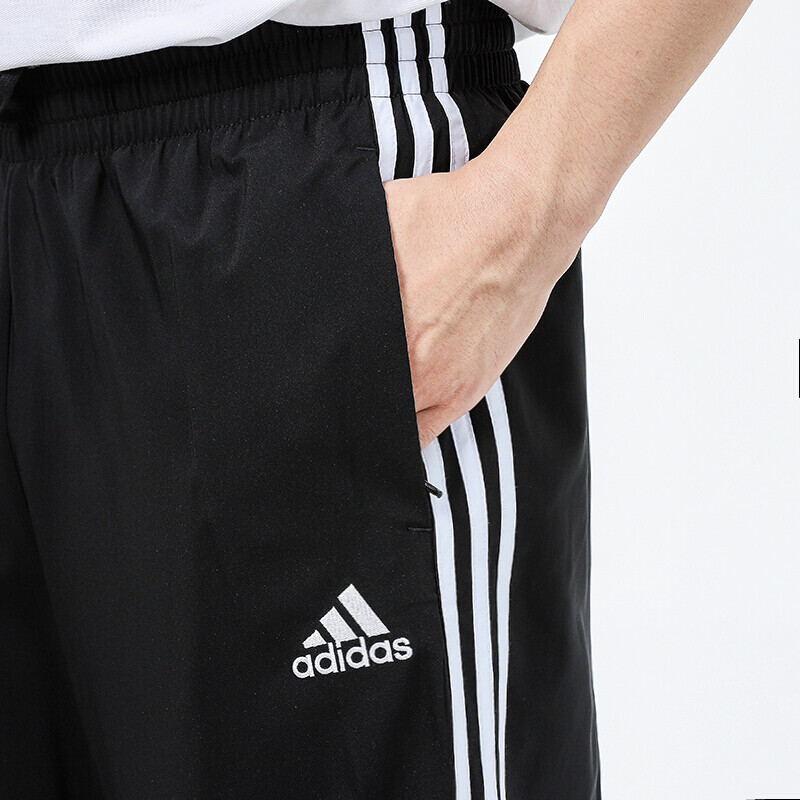 阿迪达斯adidas男裤运动裤跑步训练健身快干透气休闲梭织长裤GK8989_240高清大图