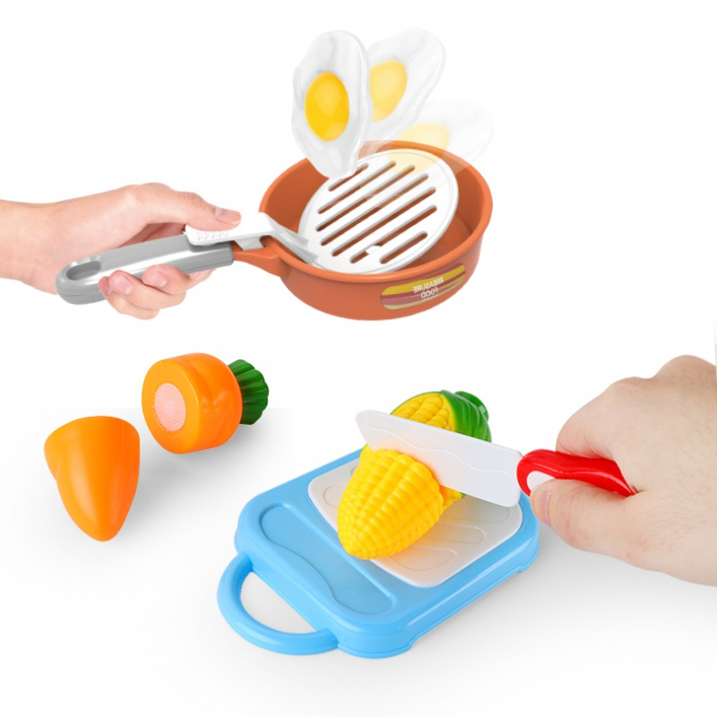 儿童厨房玩具套装仿真厨具小孩双面全套大号过家家男女孩可煮做饭加高