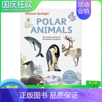 [正版]翻翻立体书极地动物 Polar Animals 6-8岁少儿自然地理生物科普知识课外阅读绘本 Ultima