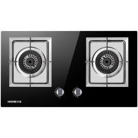 新品 火王(Hione) 嵌入式钢化玻璃燃气灶4.2KW猛火煤气灶具2WT01/B2天然气双灶家用