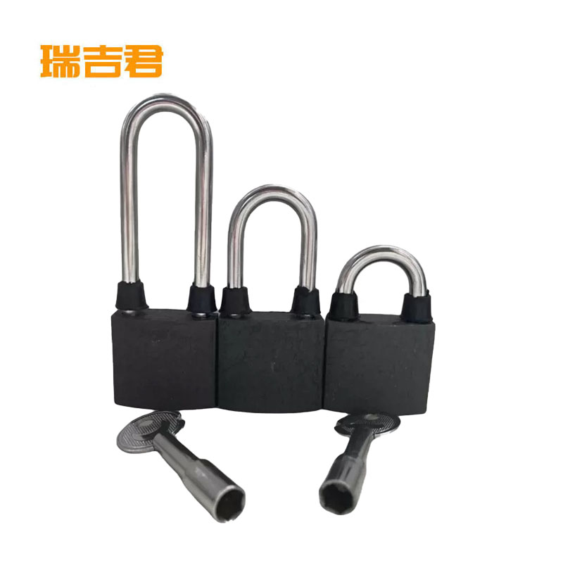 瑞吉君 挂锁 内三角锁60锁梁 把高清大图