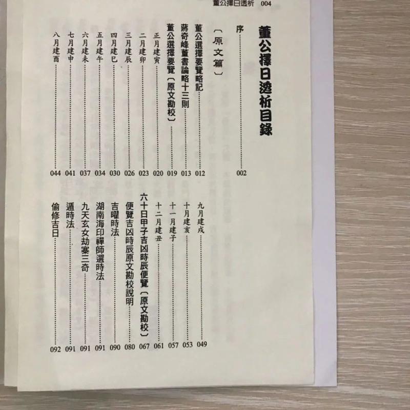 董公择日透析 刘贲 进源高清董公选择要览高清大图