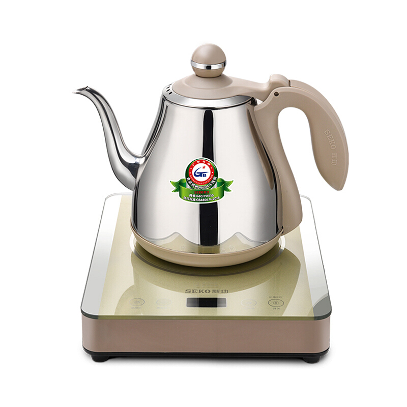 新功seko涌泉式全自动上水电热水壶茶具套装功夫茶烧水壶电茶炉参数