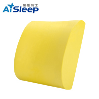 睡眠博士(AiSleep) 慢回弹记忆棉护腰记忆靠垫 记忆枕 蓝色 32*31*10CM 春季夏季秋季冬季