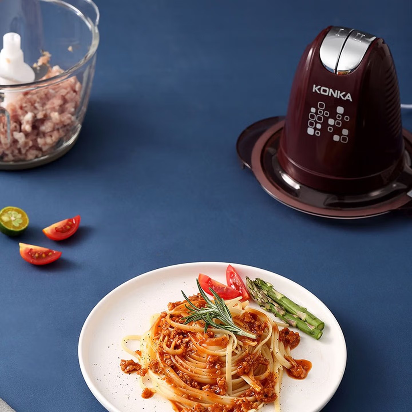 康佳 (KONKA)绞肉机家用多功能1.5L碎肉馅婴儿辅食碎肉机KGJR-151A高清大图