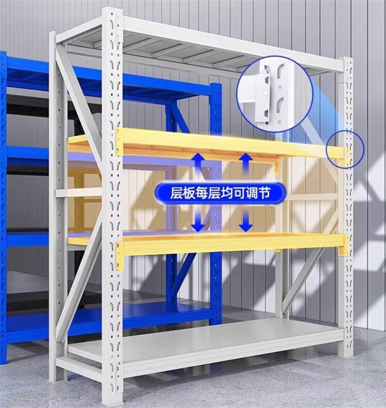 易企采 仓储货架 储物置物架 每层承重300KG 120*60*200cm 单位 ;组高清大图