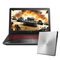 [套餐]华硕(ASUS)飞行堡垒五代FX80GE 15.6英寸笔记本+华硕8倍速 USB2.1 外置DVD刻录机