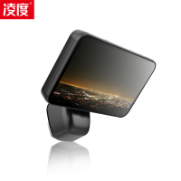 凌度(BLACKVIEW)P9行车记录仪前后双录WIFI带电子狗测速隐藏式流媒体4K一体机 黑色 套餐四单镜头