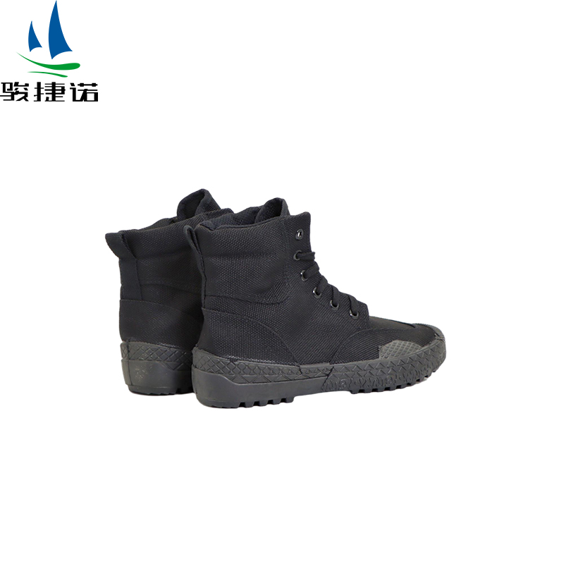 骏捷诺帆布防滑耐磨劳保鞋 黑中 35-46码/双高清大图