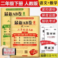 2019春最新AB卷小学二年级下册试卷测试卷全套人教版语文数学书试卷同步训练ab卷2年级单元测试卷期中期末冲刺模拟考