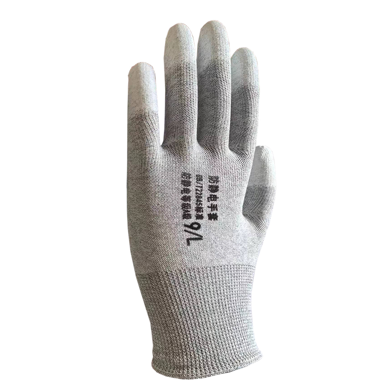 工亿品防静电手套碳纤维指涂PU手套GYP-S002(双)高清大图