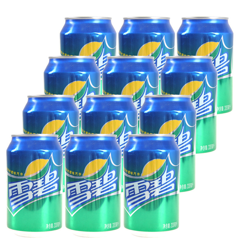 可口可乐雪碧罐装330ml24听碳酸饮料橙味汽水视频