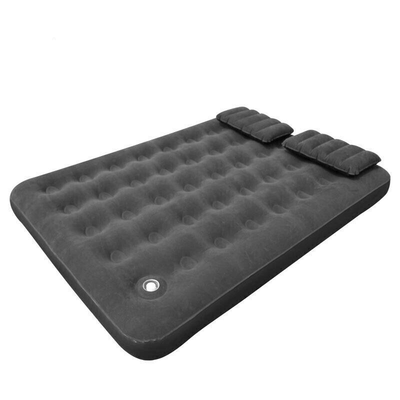 户外脚踏式充气床双人蜂窝pvc双人防水充气床野外车载气床垫