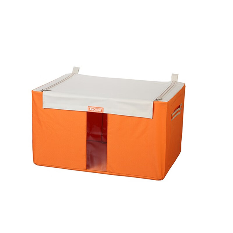 安巢家居(ANCHOW) 折叠衣物收纳箱布艺抽屉收纳盒牛津布被子玩具储物箱家用箱子整理AJ118/百纳箱