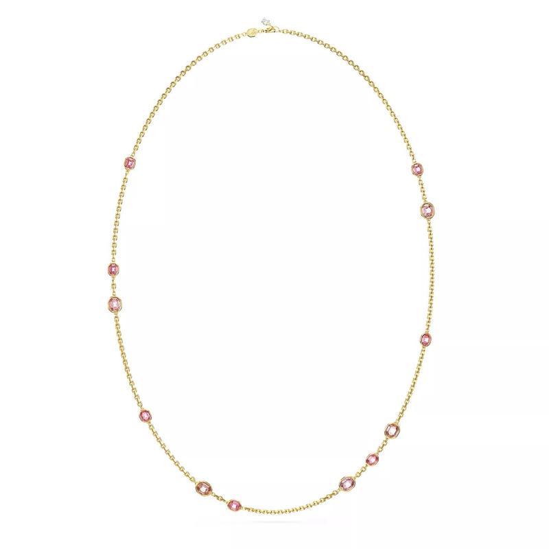 施华洛世奇(SWAROVSKI)金色调合金项链女款100cm金饰百搭配饰日常
