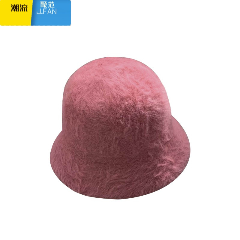 聚范粉红蜜桃女孩网红保暖渔夫帽女冬季百搭日系显脸小水桶帽潮帽子报价 参数 图片 视频 怎么样 问答 苏宁易购