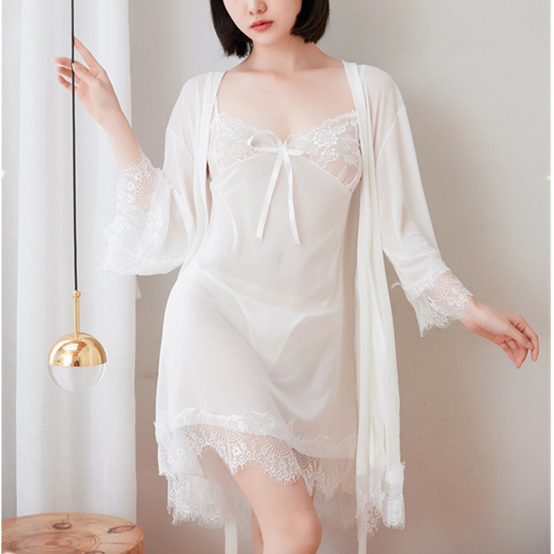 姿美夜酥情趣内衣大码透视诱惑吊带性感蕾丝女士睡衣睡裙套装代发 酒红色吊带 S