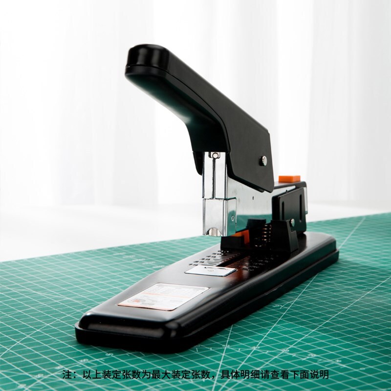 得力 0390 重型订书机80页(黑)高清大图