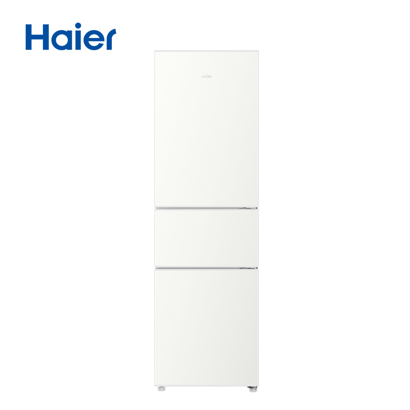 海尔(Haier)BCD-218LHC300GL 218升三门冰箱 金属底板 灵巧占地小 中门软冷冻 37分贝低噪
