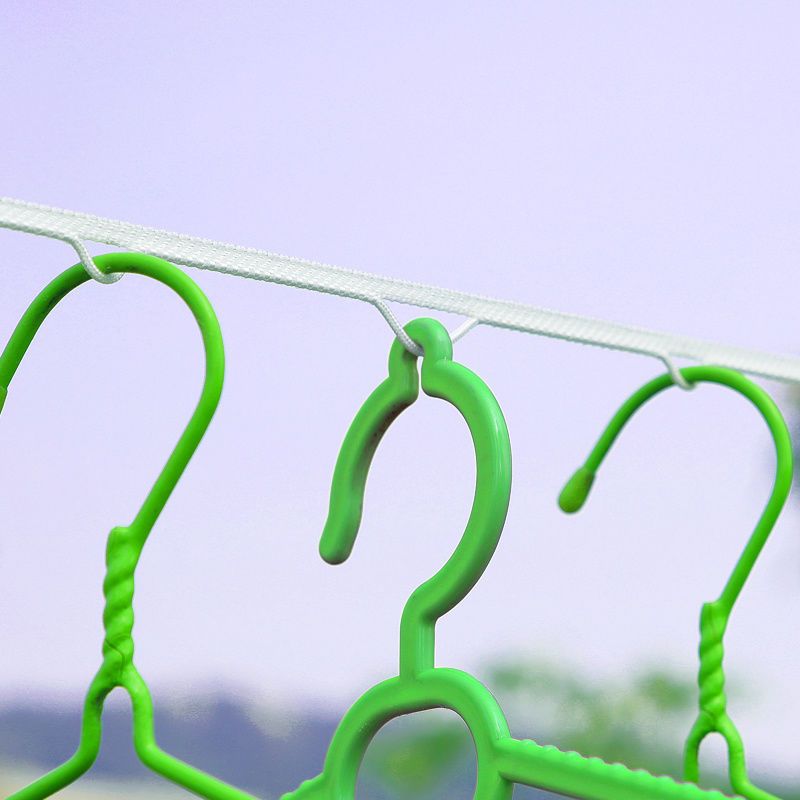 白色2米绳子晾衣绳便携旅行免打孔凉衣绳神器户外挂晒衣服绳子晒被子