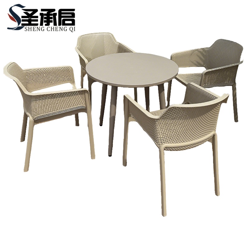 圣承启 桌椅 80cm+4椅 套高清大图