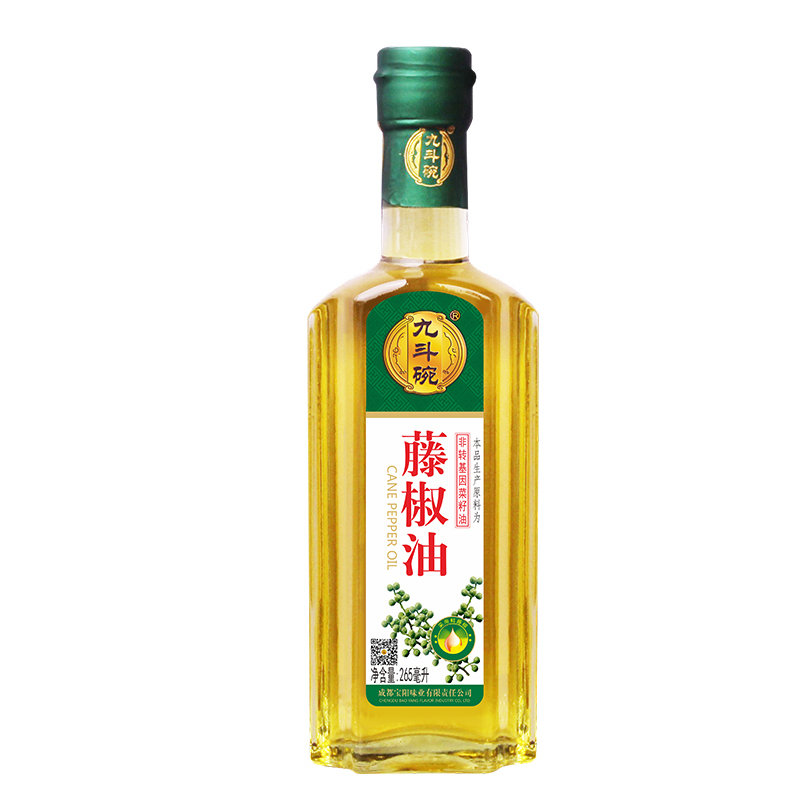 九斗碗藤椒油265ml 瓶装汉源藤椒油火锅蘸料调料油碟凉拌菜凉粉凉面酸辣粉麻辣烫面调味料
