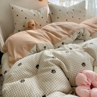 a类双层纱被套单件家用双人被罩单买南通学生宿舍单人床上用品_12 单被套2.0*2.3m 罗格先生【A类双层纱/亲肤柔软/透气】