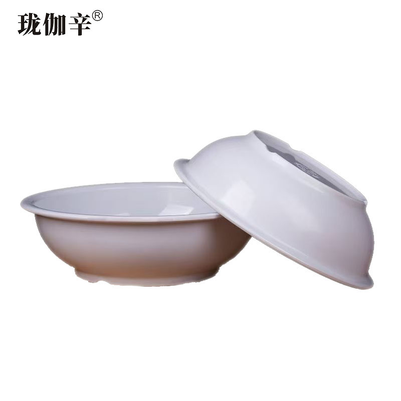 珑伽辛 耐高温密胺大汤碗 汤盆 10英寸/个高清大图