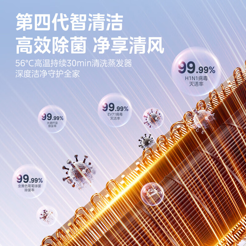 美的冷静星柜机3匹新一级能效升级款变频冷暖空调立式家用客厅APP智控独立除湿 四代智清洁 以旧换新 大3匹 一级能效 冷高清大图