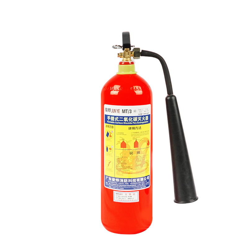 俊烨 3kg二氧化碳灭火器MT/3手提式灭火器3公斤干冰灭火器机房商场工厂仓库商用灭火器