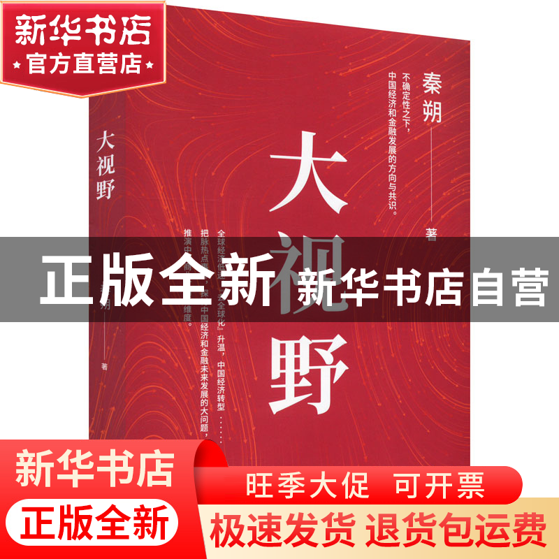 正版 大视野 秦朔 中国友谊出版公司 9787505754805 书籍