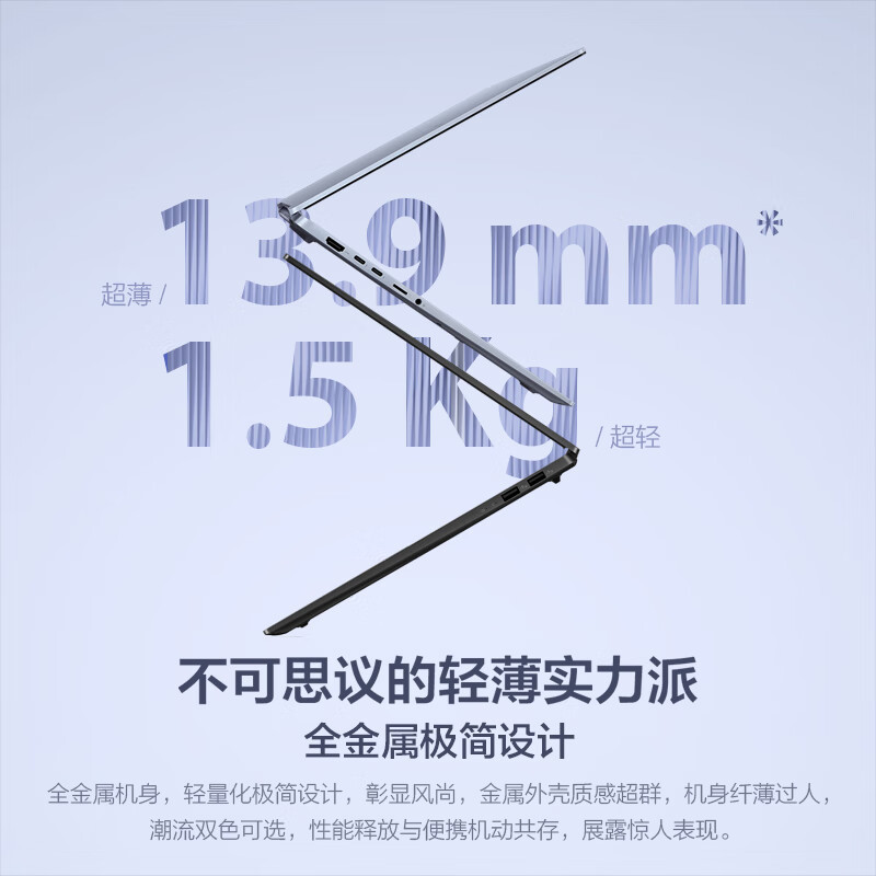 华硕(ASUS)无畏Pro15 2024 AI高性能超轻薄15.6英寸办公笔记本电脑(酷睿Ultra5-125H 32G 1T 2.8K OLED)EVO黑高清大图